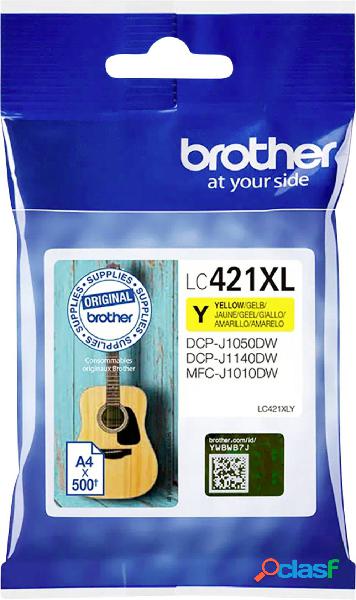 Cartuccia dinchiostro Brother Originale LC421XLY Singolo