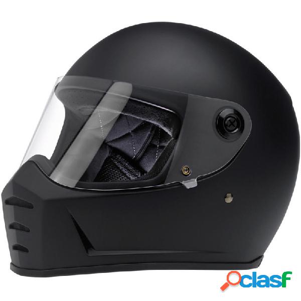 Casco moto integrale Biltwell Lane Splitter nero opaco