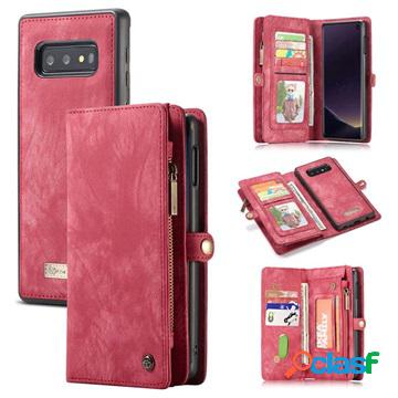 Caseme Multifunctional Samsung Galaxy S10e Wallet Case - Red