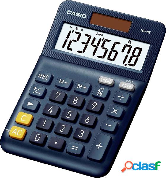 Casio MS-8E Calcolatrice da tavolo Blu scuro Display