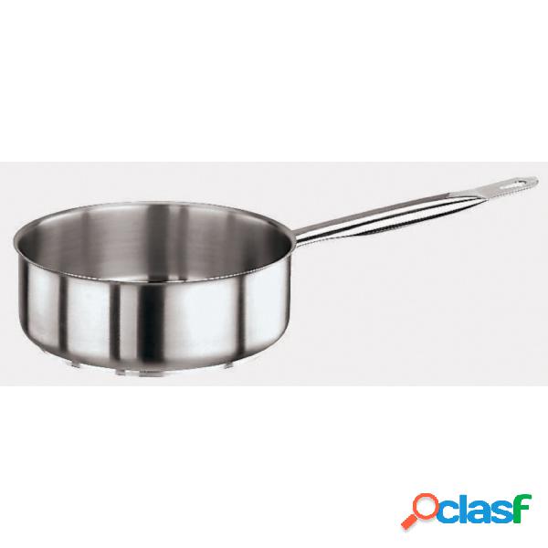 Casseruola Bassa 1 Manico Cm 18 Serie 1000 Inox, Lt 1,8 -