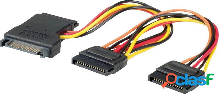 Cavo Hard Disk Roline [2x Presa SATA di alimentazione - 1x