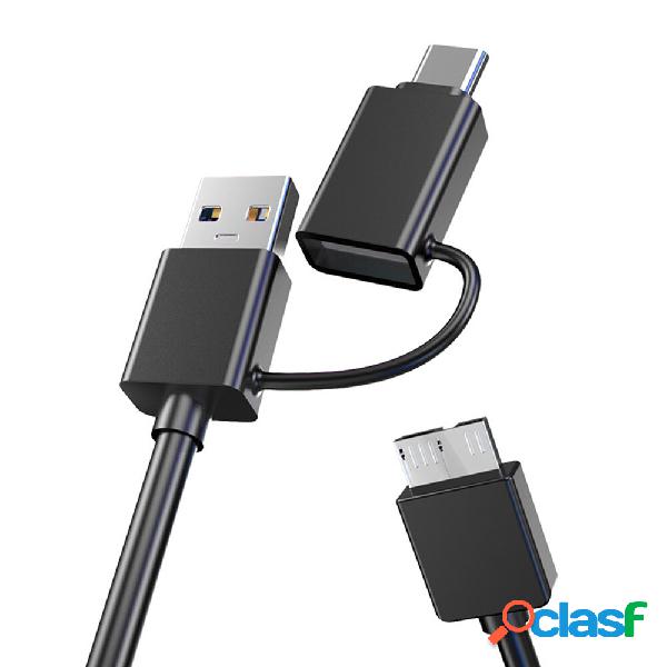 Cavo per disco rigido da USB 3.0 / Type-C a Micro B Cavo