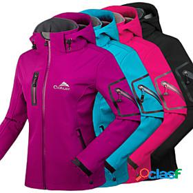 Cikrilan Womens Hiking Jacket Hiking Softshell Jacket Fleece