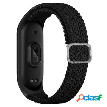 Cinturino in Maglia per Xiaomi Mi Band 5/6 - Nero