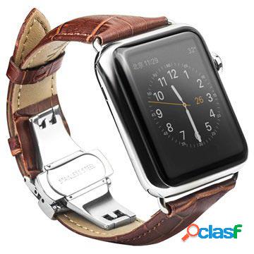Cinturino in Pelle Qialino per Apple Watch Series