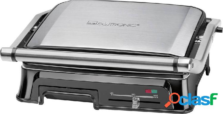 Clatronic KG3571 Elettrico Griglia a contatto acciaio inox,