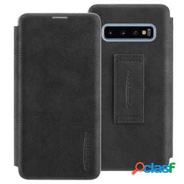 Commander Noblesse Samsung Galaxy S10 Flip Leather Case -