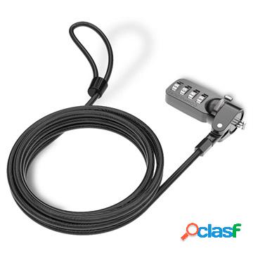 Compulocks CL37RL Laptop Security Cable with 4-Digit Dial