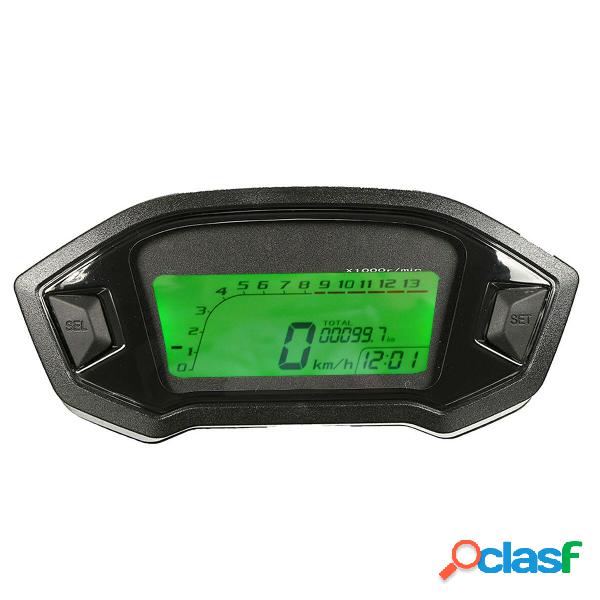 Contachilometri digitale per moto Tachimetro Contagiri LCD