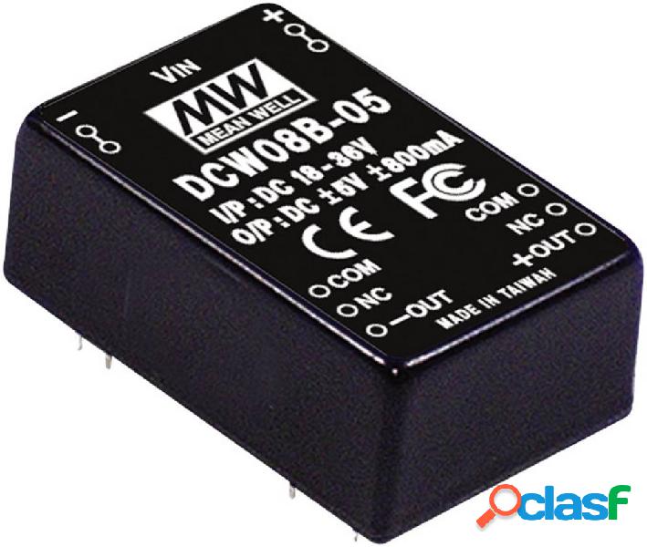 Convertitore DC/ DC Mean Well DCW08C-15 267 mA