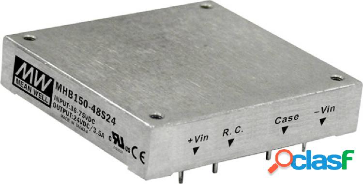 Convertitore DC/ DC Mean Well MHB150-48S24 6.25 A