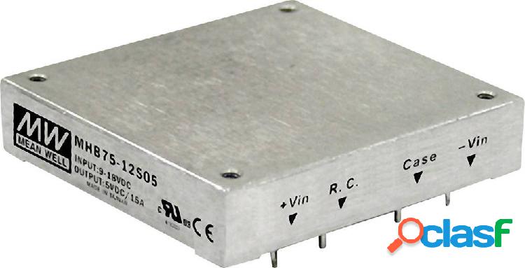 Convertitore DC/ DC Mean Well MHB75-12S12 6.25 A