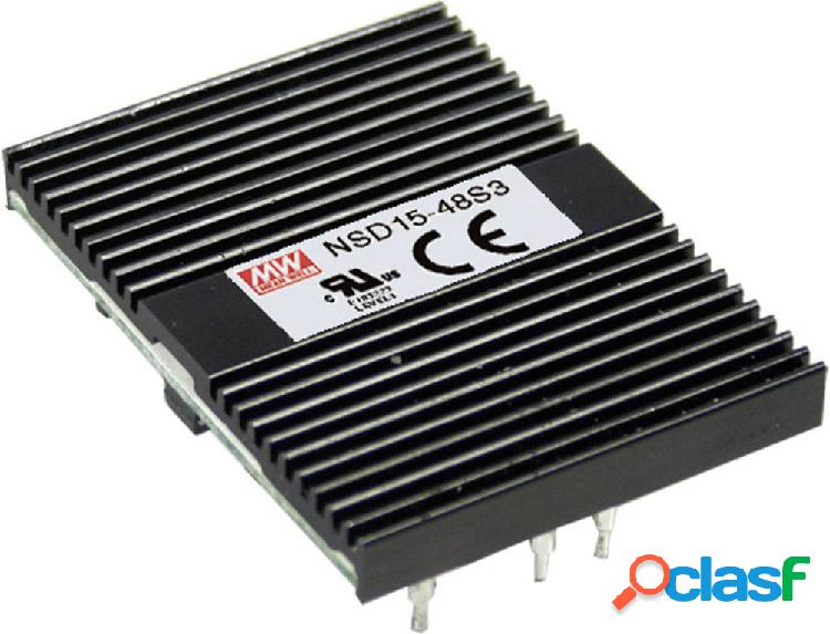 Convertitore DC/ DC Mean Well NSD15-48S15 1000 mA