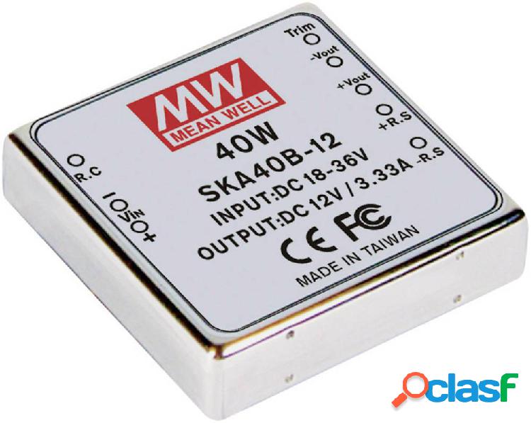 Convertitore DC/ DC Mean Well SKA40A-15 2.67 A