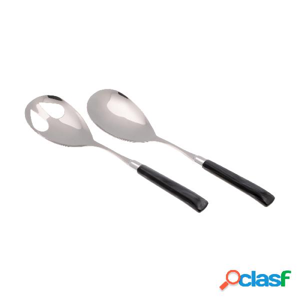 Coppia Insalata set da 2 pezzi GIADA in acciaio inox 18/10