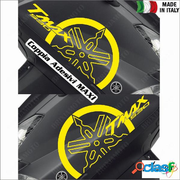 Coppia adesivi diapason carena giallo for