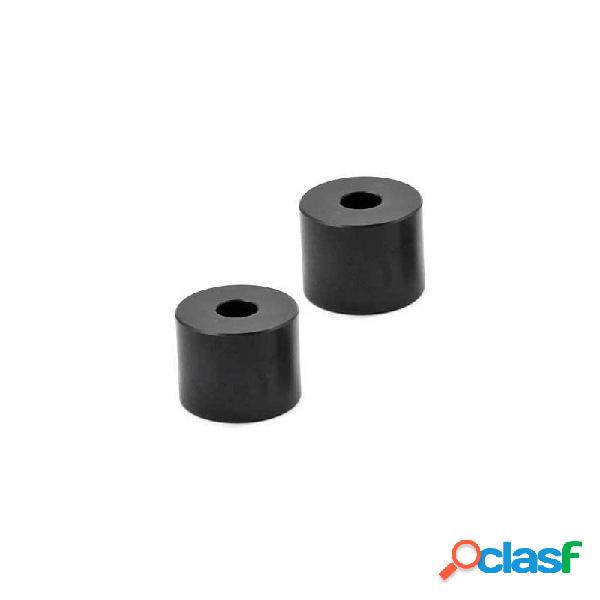 Coppia spessori rialzo riser manubrio 28.5mm LSL 15mm nero