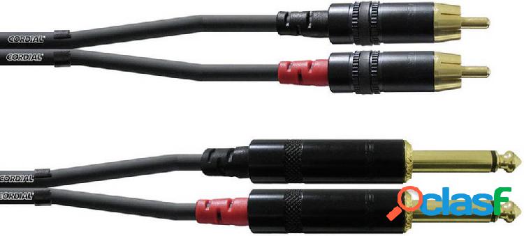 Cordial CFU1,5PC Audio Cavo adattatore [2x Spina jack da 6.3