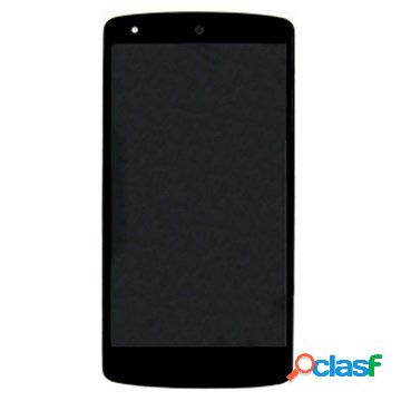 Cover Anteriore e Display LCD per LG Nexus 5 - Neri