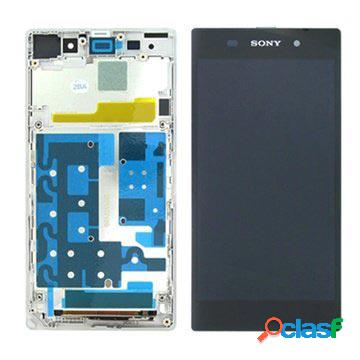 Cover Anteriore e Display LCD per Sony Xperia Z1 - Bianchi