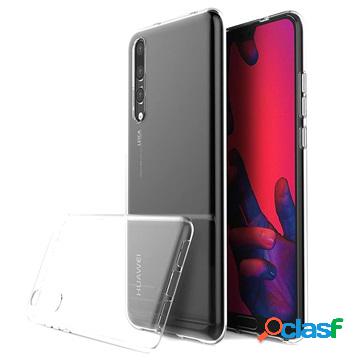 Cover Anti Scivolo TPU per Huawei P20 - Trasparente