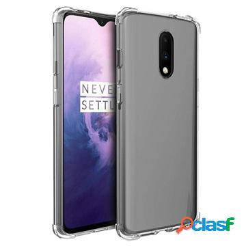 Cover Anti Scivolo TPU per OnePlus 7 - Trasparente