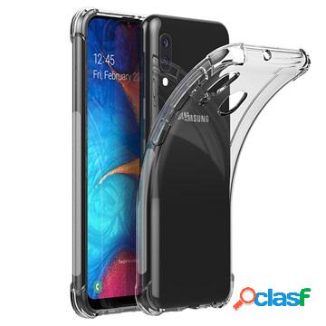 Cover Anti Scivolo TPU per Samsung Galaxy A20e - Trasparente