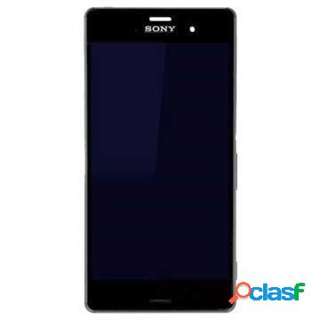 Cover Frontale con Display LCD per Sony Xperia Z3 - Nera