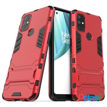 Cover Ibrida Armor per OnePlus Nord N10 5G - Rosso