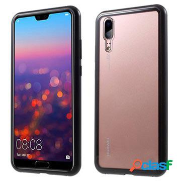 Cover Magnetica con Retro in Vetro Temperato per Huawei P20