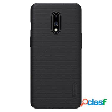 Cover Nillkin Super Frosted Shield per OnePlus 7 - Nera