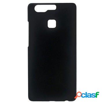 Cover Rigida Rivestita in Gomma per Huawei P9 - Nero