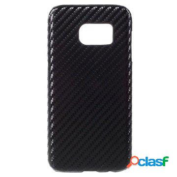 Cover Rigida per Samsung Galaxy S7 - Fibra di Carbonio -