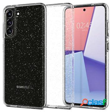 Cover Spigen Liquid Crystal Glitter per Samsung Galaxy S21