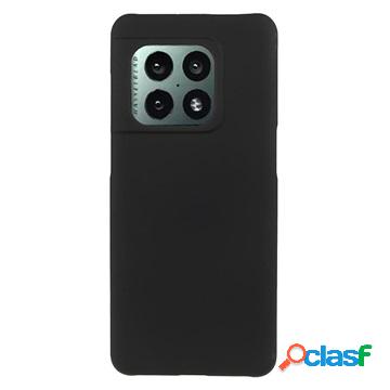 Cover in Plastica Gommata per OnePlus 10 Pro - Nero