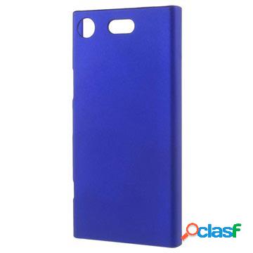 Cover in Plastica Gommata per Sony Xperia XZ1 Compact - Blu