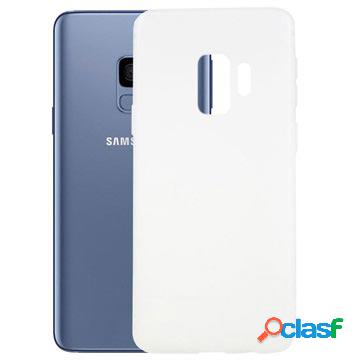 Cover in Silicone Flessibile per Samsung Galaxy S9+ - Bianca