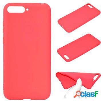 Cover in Silicone per Huawei Y6 (2018) - Rossa
