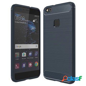 Cover in TPU Effetto Spazzolato per Huawei P10 Lite - Fibra