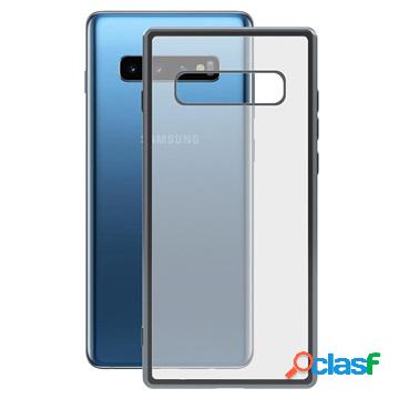 Cover in TPU Ksix Metal Flex per Samsung Galaxy S10+ -