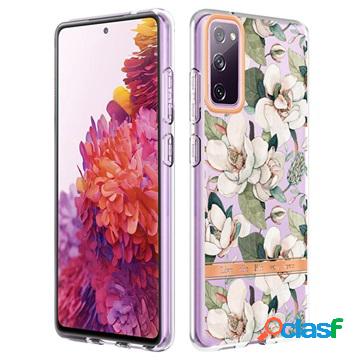 Cover in TPU Serie Flower per Samsung Galaxy S20 FE -