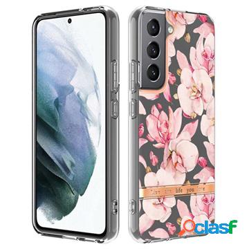 Cover in TPU Serie Flower per Samsung Galaxy S22 5G -