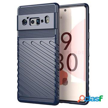 Cover in TPU Thunder Serie per Google Pixel 6 Pro - Blu