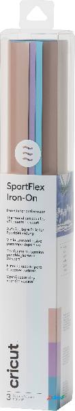 Cricut SportFlex Iron-On Pellicola Lavanda, Rosa oro, Blu