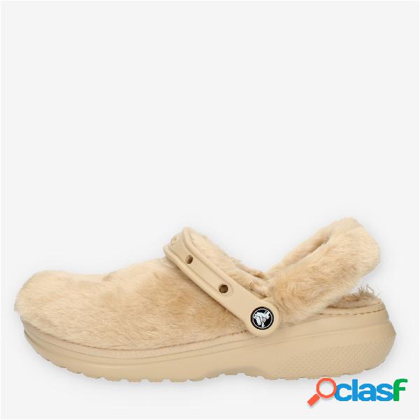 Crocs Scarpe Basse Ciabatta Donna Beige
