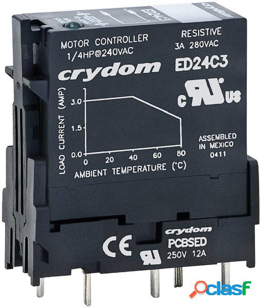 Crydom Relè a semiconduttore ED24D3 3 A Tens.comm.max: 280