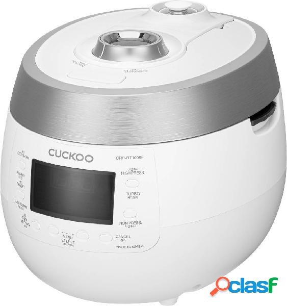 Cuckoo CRP-RT1008F Cuoci riso Bianco/Argento con display