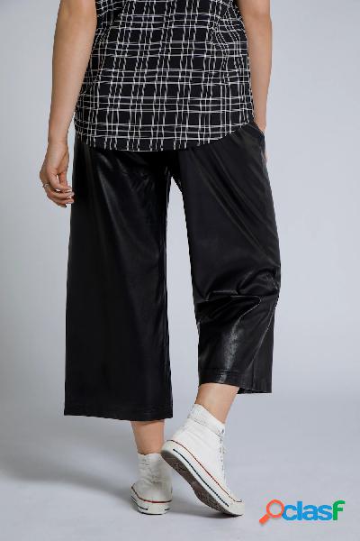 Culottes in similpelle lunghe quasi fino al polpaccio con