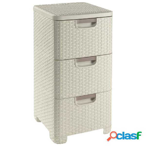 Curver Cassettiera Style 42 L Bianca 240645